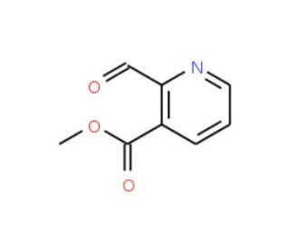 Methyl 2-formylnicotinate (CAS 25230-59-5) - chemical structure image
