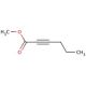 Methyl 2-hexynoate (CAS 18937-79-6) - chemical structure image