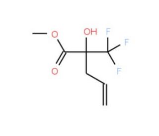 Methyl 2-hydroxy-2-(trifluoromethyl)pent-4-enoate (CAS 117015-45-9) - chemical structure image