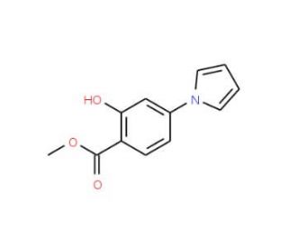 Methyl 2-hydroxy-4-(1H-pyrrol-1-yl)-benzenecarboxylate - chemical structure image