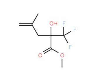 Methyl 2-hydroxy-4-methyl-2-(trifluoromethyl)pent-4-enoate - chemical structure image
