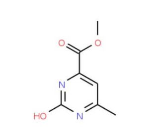 Methyl 2-hydroxy-6-methylpyrimidine-4-carboxylate (CAS 89694-11-1) - chemical structure image