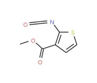 Methyl 2-isocyanatothiophene-3-carboxylate (CAS 50502-27-7) - chemical structure image