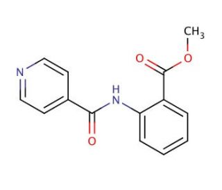 Methyl 2-(isonicotinoylamino)benzenecarboxylate - chemical structure image