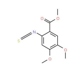 methyl 2-isothiocyanato-4,5-dimethoxybenzoate - chemical structure image