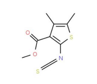 Methyl 2-isothiocyanato-4,5-dimethylthiophene-3-carboxylate - chemical structure image