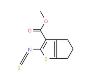 Methyl 2-isothiocyanato-5,6-dihydro-4H-cyclopenta[b]thiophene-3-carboxylate - chemical structure image