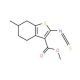 Methyl 2-isothiocyanato-6-methyl-4,5,6,7-tetrahydro-1-benzothiophene-3-carboxylate - chemical structure image