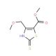 Methyl 2-mercapto-4-(methoxymethyl)-1,3-thiazole-5-carboxylate - chemical structure image