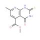 methyl 2-mercapto-7-methyl-4-oxo-3,4-dihydropyrido[2,3-d]pyrimidine-5-carboxylate - chemical structure image