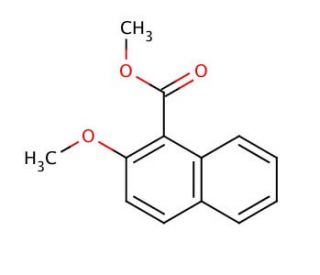 Methyl 2-methoxy-1-naphthoate (CAS 13343-92-5) - chemical structure image