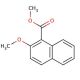 Methyl 2-methoxy-1-naphthoate (CAS 13343-92-5) - chemical structure image