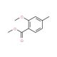 Methyl 2-methoxy-4-methylbenzoate (CAS 81245-24-1) - chemical structure image