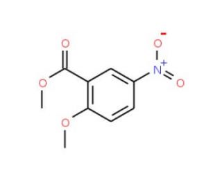 Methyl 2-methoxy-5-nitrobenzoate (CAS 34841-11-7) - chemical structure image