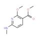 Methyl 2-methoxy-6-(methylamino)nicotinate - chemical structure image