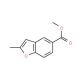 Methyl 2-methyl-1-benzofuran-5-carboxylate (CAS 117379-97-2) - chemical structure image
