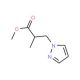 Methyl 2-methyl-3-(1H-pyrazol-1-yl)propanoate - chemical structure image
