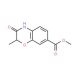 Methyl 2-methyl-3-oxo-3,4-dihydro-2H-1,4-benzoxazine-7-carboxylate (CAS 179950-69-7) - chemical structure image