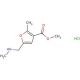methyl 2-methyl-5-[(methylamino)methyl]-3-furoate hydrochloride - chemical structure image