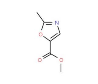Methyl 2-methyloxazole-5-carboxylate (CAS 651059-70-0) - chemical structure image