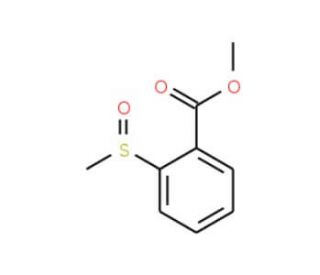 Methyl 2-(methylsulfinyl)benzenecarboxylate (CAS 4850-73-1) - chemical structure image