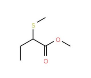 Methyl 2-(methylthio)butyrate (CAS 51534-66-8) - chemical structure image