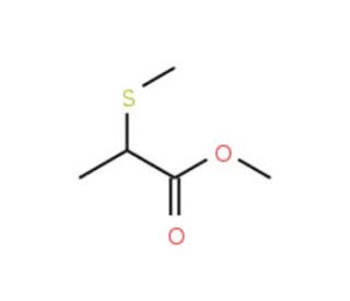 Methyl 2-(methylthio)propionate (CAS 61366-76-5) - chemical structure image