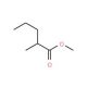 Methyl 2-methylvalerate (CAS 2177-77-7) - chemical structure image