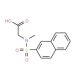 [methyl(2-naphthylsulfonyl)amino]acetic acid (CAS 123760-47-4) - chemical structure image