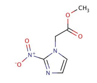 Methyl 2-nitro-1-imidazoleacetate (CAS 22813-31-6) - chemical structure image
