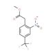 Methyl 2-nitro-4-(trifluoromethyl)phenylacetate (CAS 13544-07-5) - chemical structure image