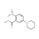 Methyl 2-nitro-5-piperidinobenzenecarboxylate - chemical structure image
