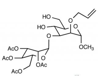 Methyl 2-O-Allyl-3-O-(2&prime;,3&prime;,4&prime;,6&prime;-tetra-O-acetyl-&alpha;- D-mannopyranosyl)-&alpha;-D-mannopyranoside (CAS 81555-75-1) - chemical structu