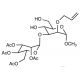 Methyl 2-O-Allyl-3-O-(2′,3′,4′,6′-tetra-O-acetyl-α- D-mannopyranosyl)-α-D-mannopyranoside (CAS 81555-75-1) - chemical structu
