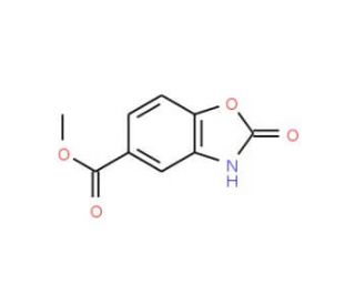 Methyl 2-oxo-2,3-dihydro-1,3-benzoxazole-5-carboxylate (CAS 65422-70-0) - chemical structure image