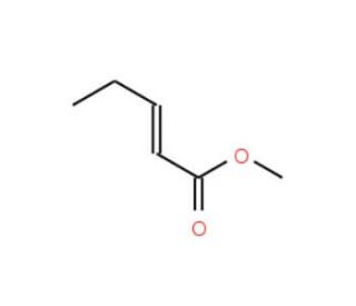 Methyl 2-pentenoate (CAS 58625-96-0) - chemical structure image