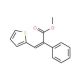 Methyl 2-phenyl-3-(2-thienyl)acrylate (CAS 30302-64-8) - chemical structure image