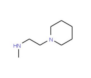 Methyl-(2-piperidin-1-yl-ethyl)-amine (CAS 41239-39-8) - chemical structure image