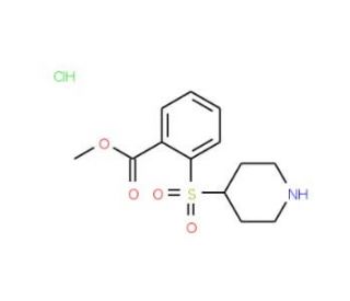 Methyl 2-(piperidin-4-ylsulfonyl)benzoatehydrochloride (CAS 849035-95-6) - chemical structure image