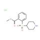 Methyl 2-(piperidin-4-ylsulfonyl)benzoatehydrochloride (CAS 849035-95-6) - chemical structure image