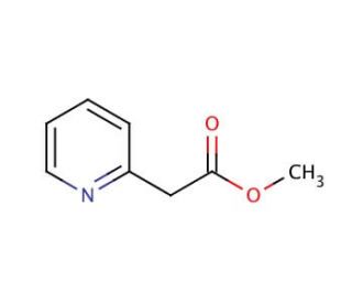 Methyl 2-pyridylacetate (CAS 1658-42-0) - chemical structure image
