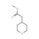 Methyl 2-(tetrahydro-2H-pyran-4-yl)acetate (CAS 156002-64-1) - chemical structure image