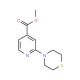 Methyl 2-thiomorpholin-4-ylisonicotinate (CAS 898289-26-4) - chemical structure image