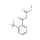 Methyl 2-(trifluoromethyl)benzoylacetate (CAS 212755-77-6) - chemical structure image