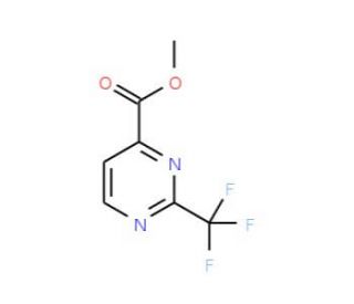 Methyl 2-(trifluoromethyl)pyrimidine-4-carboxylate (CAS 878745-51-8) - chemical structure image