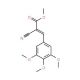 methyl (2E)-2-cyano-3-(3,4,5-trimethoxyphenyl)acrylate - chemical structure image