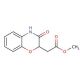Methyl (2H-1,4-benzoxazin-3(4H)-one-2-yl) acetate (CAS 73219-44-0) - chemical structure image