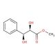Methyl (2R,3S)-(+)-2,3-dihydroxy-3-phenylpropionate (CAS 122743-18-4) - chemical structure image