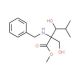 Methyl (2R,3S)-2-Benzylamino-3-hydroxy-2-hydroxymethyl-4-methylpentanoate - chemical structure image