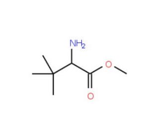 Methyl (2S)-2-amino-3,3-dimethylbutanoate (CAS 63038-26-6) - chemical structure image